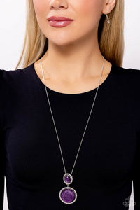 long necklace,purple,Castle Cadenza - Purple Necklace