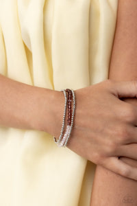 purple,stretchy,Backstage Beading - Purple Stretchy Bracelet