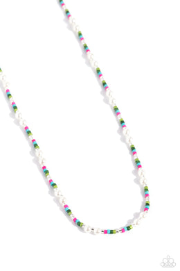 Colorblock Charm - Green Paparazzi Accessories