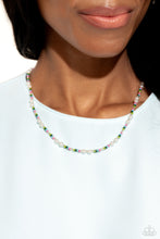 Load image into Gallery viewer, Colorblock Charm - Green Paparazzi Accessories