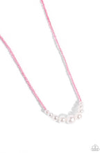 Load image into Gallery viewer, White Collar Whimsy - Pink Paparazzi Accessories
