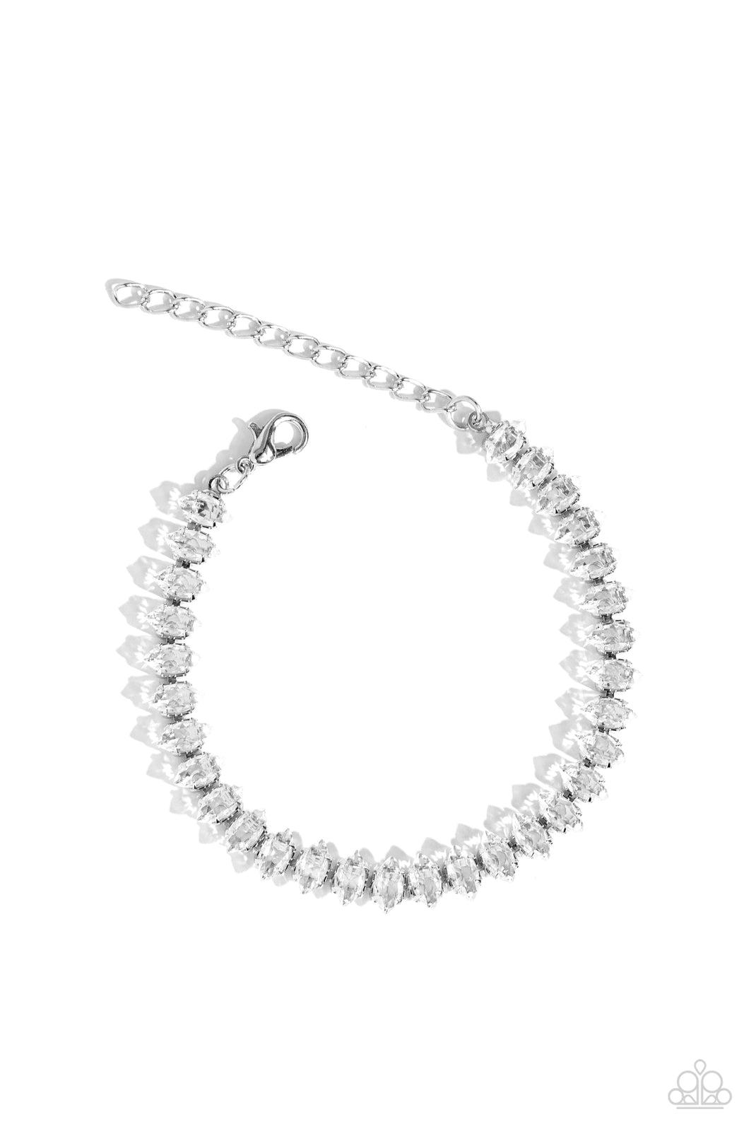 Marquise Masterpiece - White Paparazzi Accessories