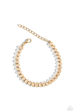 Marquise Masterpiece - Gold Paparazzi Accessories