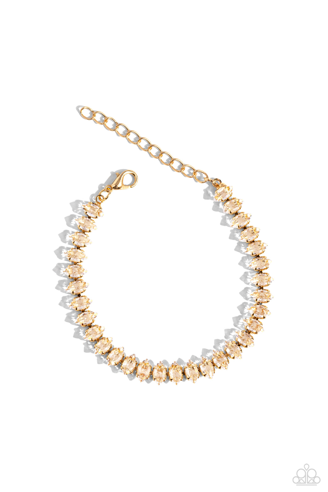 Marquise Masterpiece - Gold Paparazzi Accessories