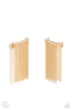 Load image into Gallery viewer, Feuding Fringe - Gold Paparazzi Accessories