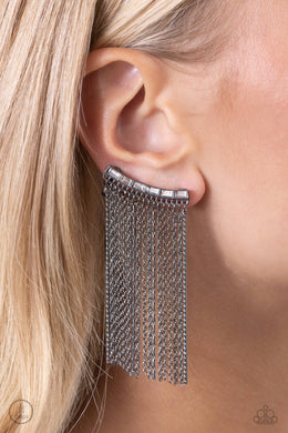 Feuding Fringe - Black Paparazzi Accessories