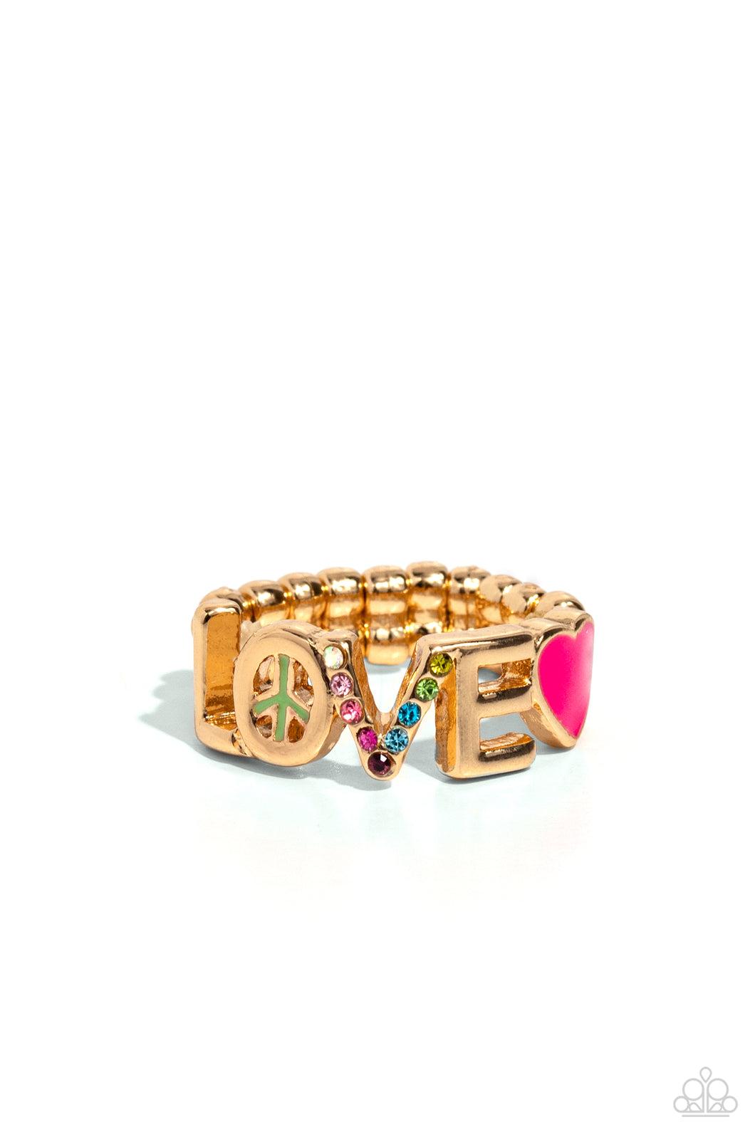 Unlimited Love - Gold Paparazzi Accessories