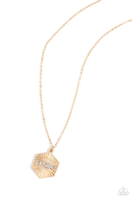 Turn of PRAISE - Gold Paparazzi Accessories