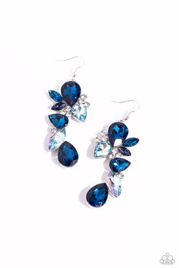 Fancy Flaunter - Blue Paparazzi Accessories