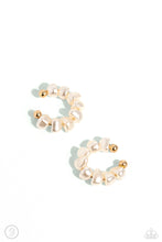 Load image into Gallery viewer, Prehistoric Pearls - Gold Paparazzi Accessories