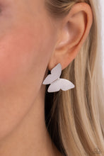 Load image into Gallery viewer, Butterfly Beholder - Silver Paparazzi Accessories