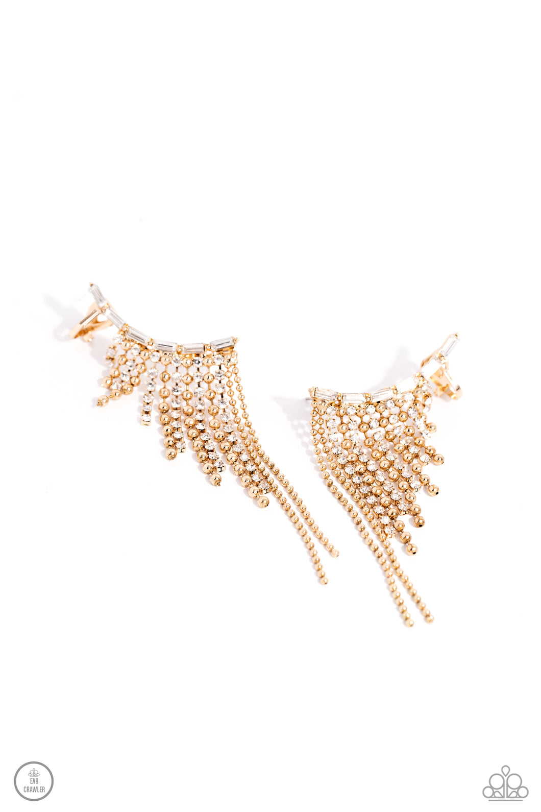 Tapered Tease - Gold Paparazzi Accessories