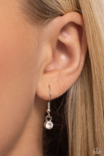 Load image into Gallery viewer, Cheer Squad - White Rhinestone Necklace Paparazzi Accessories