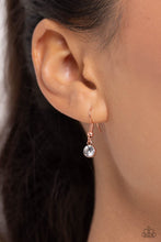 Load image into Gallery viewer, Ethereally Enamored - Copper Iridescent Rhinestone Floral Neckace