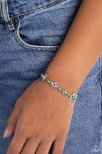 faith,lobster claw clasp,multi,rhinestones,In Good Faith - Multi Rhinestone Bracelet