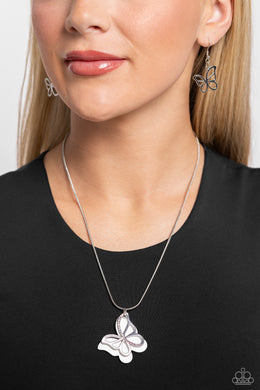 Detailed Dance - White Paparazzi Accessories