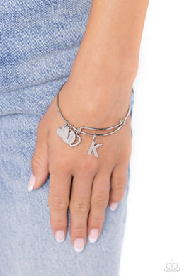 Making It INITIAL - Silver - K Paparazzi Accessories