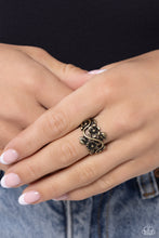 Load image into Gallery viewer, Backyard Beauty - Brass Paparazzi Accessories