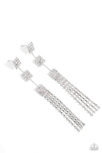 Load image into Gallery viewer, Fiercely Free-Falling - White Paparazzi Accessories