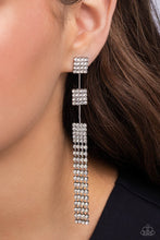 Load image into Gallery viewer, Fiercely Free-Falling - White Paparazzi Accessories