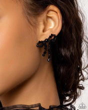 Load image into Gallery viewer, The BOW Must Go On - Black Paparazzi Accessories