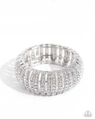 Appealing A-Lister - White Paparazzi Accessories