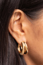 Load image into Gallery viewer, Textured Tremolo - Gold Paparazzi Accessories