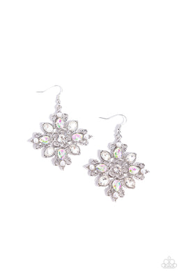 Fancy-Free Florals - White Paparazzi Accessories