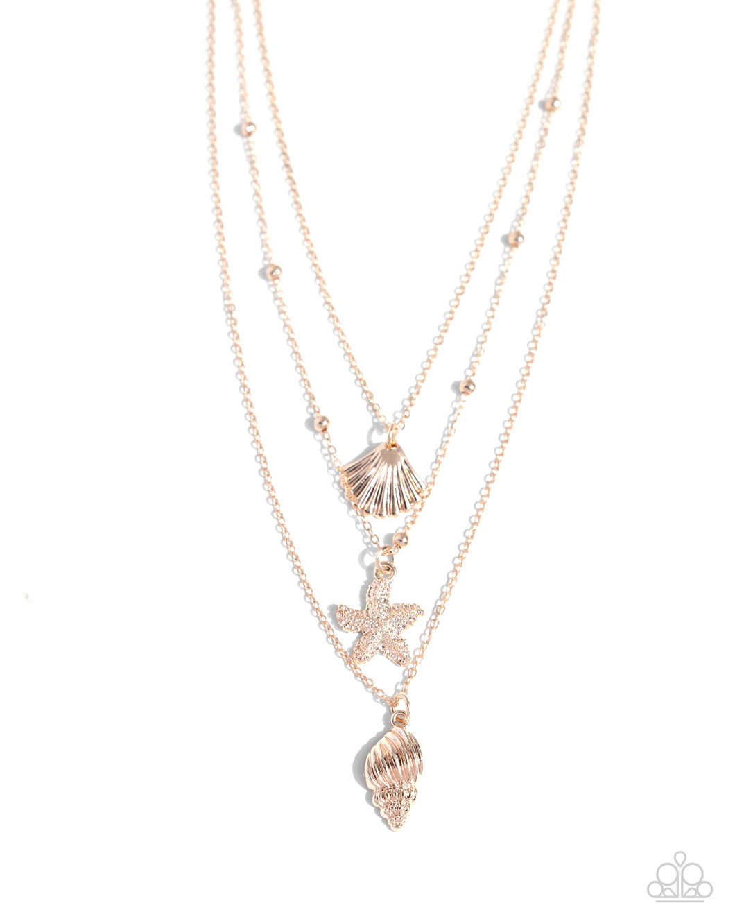 Seashell Sonata - Rose Gold Paparazzi Accessories