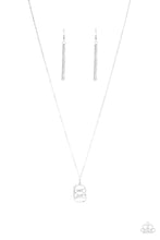 Load image into Gallery viewer, Pandoras Box - White Rhinestone Necklace Paparazzi Accessories