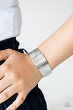 Load image into Gallery viewer, Mixed Vibes Silver Cuff Bracelet Paparazzi Accessories