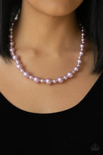 Load image into Gallery viewer, Pearl Heirloom Purple Necklace Paparazzi Accessories