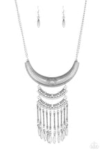 Load image into Gallery viewer, Eastern Empress - Silver Necklace Paparazzi Accessories