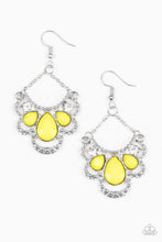 Load image into Gallery viewer, Caribbean Royalty Yellow Earring Paparazzi Accessories