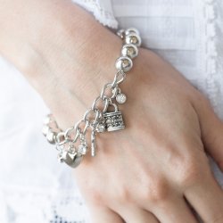 Feelin Flirtacious White Bracelet Paparazzi Accessories
