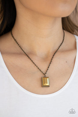 Pro Edge Brass Necklace Paparazzi Accessories