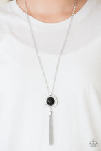 Load image into Gallery viewer, Always Front and Center Black Necklace Paparazzi Accessories