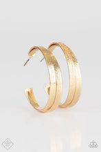 Load image into Gallery viewer, High Class Shine Gold Hoop Earrings Paparazzi Accessories