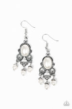 Load image into Gallery viewer, I Better Get GLOWING - White Pearl Earrings Paparazzi Accessories