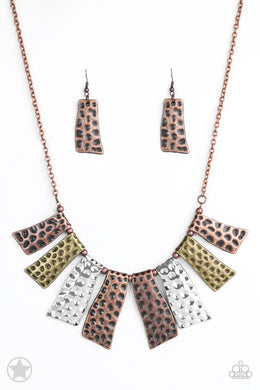 A Fan of the Tribe - COPPER Necklace Paparazzi Accessories