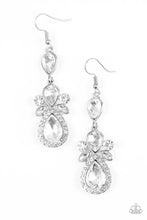Load image into Gallery viewer, All About Glam - White Earrings Paparazzi Accessories