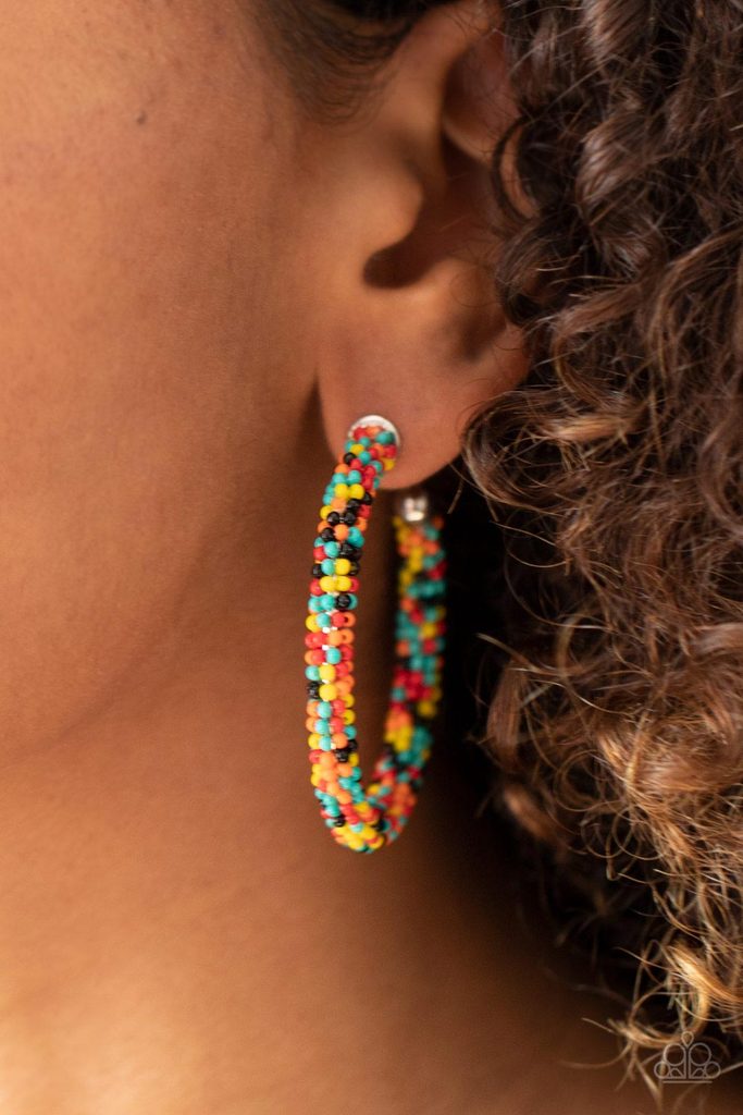 Bead My Lips - Multi Earrings Paparazzi Accessories