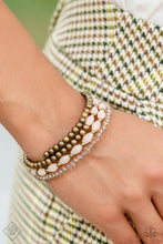 Load image into Gallery viewer, Celestial Chapter Brass Coil Bracelet Paparazzi Accessories