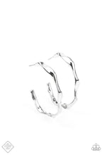 Load image into Gallery viewer, Coveted Curves Silver Earrings Paparazzi Accessories