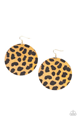 Doing GRR-eat Brown Earring Paparazzi Accessories