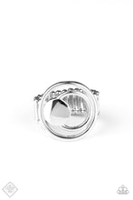 Load image into Gallery viewer, Edgy Eclipse Silver Ring Paparazzi Accessories