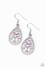 Load image into Gallery viewer, Fabulously Wealthy Purple Earring Paparazzi Accessories