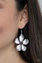Load image into Gallery viewer, Fresh Florals Silver Earrings Paparazzi Accessories