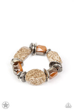 Load image into Gallery viewer, Glaze of Glory Peach Stretchy Bracelet Paparazzi Accessories