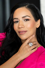 Load image into Gallery viewer, Icy Indulgence White Rhinestone Ring Paparazzi Accessories